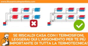 schema impianto riscaldamento a termosifoni