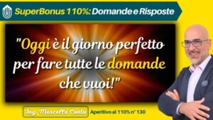 SuperBonus 110% domande e risposte