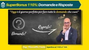 Hai domande sul SuperBonus 110%?