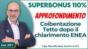 SuperBonus 110% - Approfondimento su coibentazione del tetto dopo il chiarimento ENEA