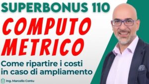 SuperBonus 110 - Computo Metrico come ripartire i costi in caso di ampliamento